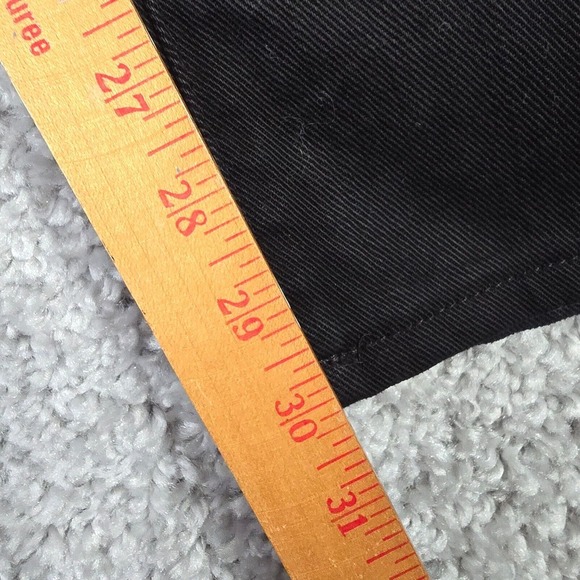 Adriano‎ Goldschmied Jeans Mens 33 (Fits 32x30) Black The Protege Straight READ - Picture 14 of 16
